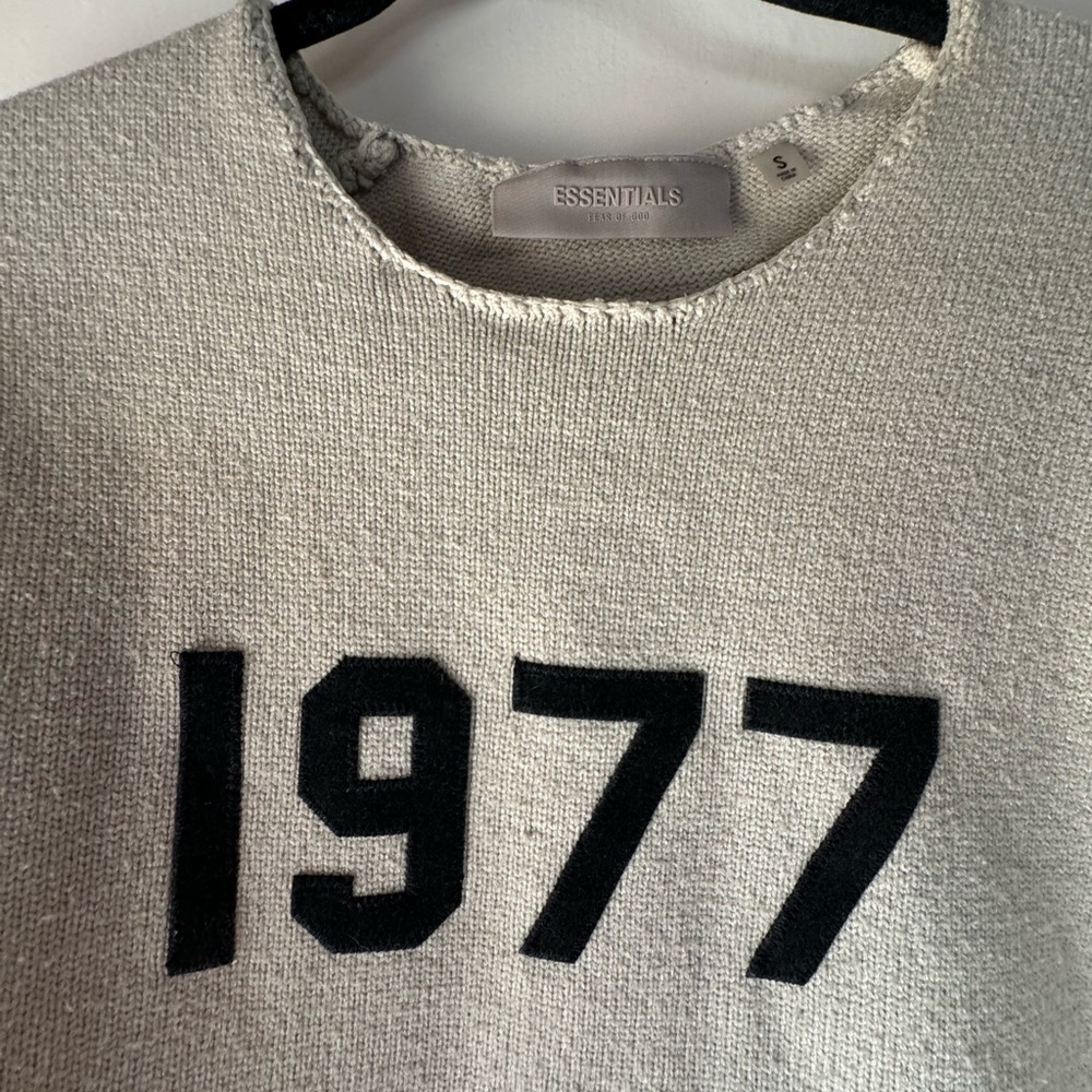 Essentials Fear of God Grey Sweatshirt Pullover